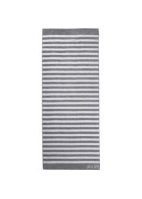 JOOP! Handtücher Classic Stripes Saunatuch Silber 80 x 200 cm