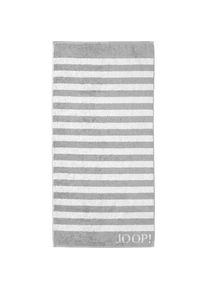 JOOP! Handtücher Classic Stripes Handtuch Silber 50 x 100 cm