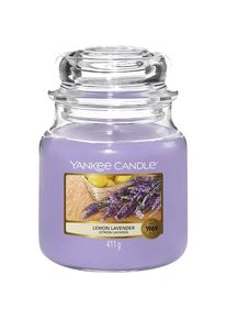 yankee candle Raumdüfte Duftkerzen Lemon Lavender Classic Medium Glass