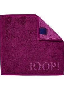 JOOP! Handtücher Classic Doubleface Seiflappen Cassis 30 x 30 cm