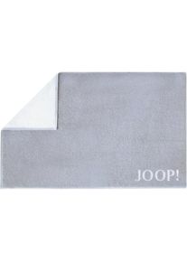 JOOP! Handtücher Classic Doubleface Badematte Silber/Weiß 50 x 80 cm