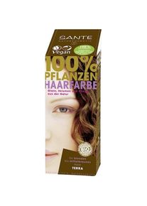 Sante Naturkosmetik Haarpflege Coloration 100% Pflanzen-Haarfarbe-Pulver Terra