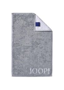 JOOP! Handtücher Classic Doubleface Gästetuch Silber 30 x 50 cm