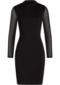Kjole med glidelås, svart, størrelse 48/50 (XL), bonprix