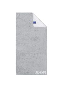 JOOP! Handtücher Classic Doubleface Handtuch Silber 50 x 100 cm