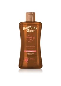 Hawaiian Tropic Glowing Oil Tanning olio corpo per prolungare la durata dell'abbronzatura 200 ml