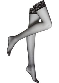 Calze per reggicalze 20 den - Nero - Taglia 42/44 (S) - bonprix