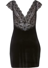 Abito in velluto - Nero - Taglia 54/56 (XL) - bonprix