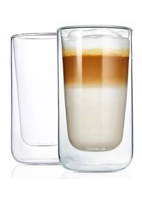 Blomus Thermoglas »NERO«, (Set, 2 tlg.), Doppelwandig, Inhalt 320 ml, 2-teilig