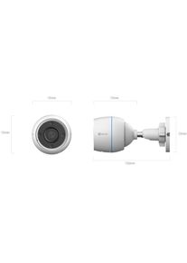 Camera de supraveghere Ezviz H3 2K Wi-Fi Smart Home, 2304 × 1296, Motion Detection, Color Night Vision IR30m, IP67