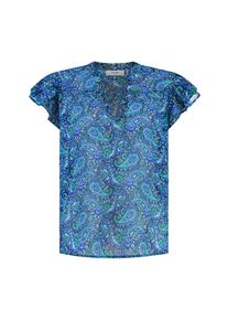 Shiwi Dames Blouse 'Ivy' blauw / lichtblauw / jade groen L