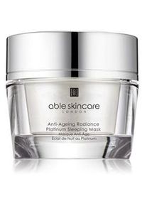 able skincare Skincare Drone Anti-Aging Schlafmaske Platin Ausstrahlung Gesichtspeeling
