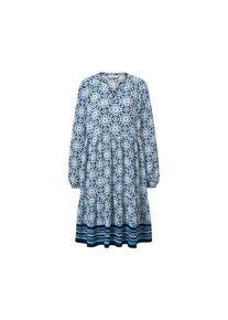 Tchibo - Webkleid mit Alloverprint - Damen - Gr. 40 - weiß/print