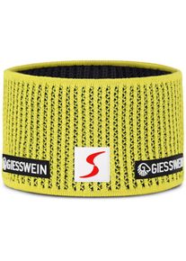 Giesswein Heren Sporthoofdband 'Hochfilzen' limoen / zwart / wit One Size