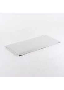 Edenjardin Cojines - Coussin de banc d'extérieur standard couleur gris clair en oléfine Dimensions: 110x49x5 cm Résistant aux gouttes d'eau