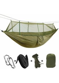 Hamac avec moustiquaire, hamac Suspendu moustiquaire, pour Deux Personnes, Ultra-léger, Portable, pour Camping Jardin Voyage