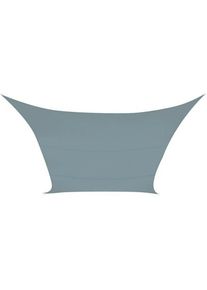 Perel Voile d'ombrage, hydrofuge, 5 x 5 m, 160 g/m², polyester, carré, gris clair