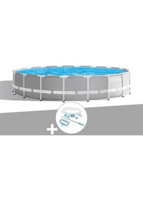 Intex - Kit piscine tubulaire Prism Frame ronde 5,49 x 1,22 m + Kit d'entretien