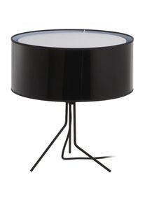 Lampe à poser diagonal Small E27 13W Noir Synthetic (pvc) black - Negro