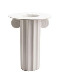 Amadeus - Vase colonne blanc 25 cm - Blanc