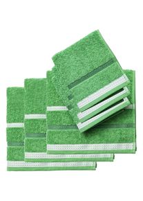 Benetton 6 Sets de serviettes (3 50x30 cm + 3 salle de bain de 90x50cm) 450gsm 100% coton