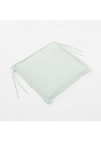 Edenjardin Cojines - Coussin pour chaise de jardin, Hydrofuge, 180 gr Polyester, Coloris Vert clair, 42 cm x40 cm x3 cm