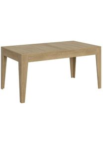 Tendances Table rectangulaire extensible 4 à 10 personnes 160/220 cm chêne naturel Kina