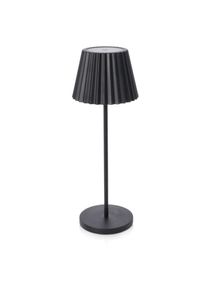 Bizzotto - lampe de table led noire artika H36CM