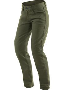Dainese Casual Regular, textielbroek vrouwen , kleur: donkergroen , maat: 32