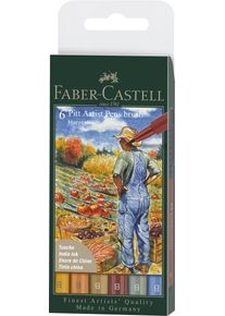 Faber-Castell - India ink Pitt Artist Pen B fall (6 pcs) (167179)