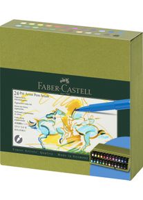 Faber-Castell - India ink Pitt Artist Pen B (24 pcs) (167191)