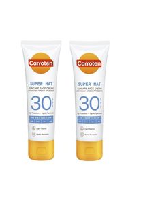 Carroten - 2 x Face Super Mat Cream SPF 30 50 ml