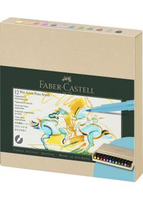 Faber-Castell - India ink Pitt Artist Pen B (12 pcs) (167190)