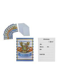 Funny 8 inbjudningskort med kuvert - I Love Oktoberfest