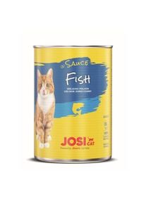 JosiCat Fisch in Sauce mit Seelachs 12x415g