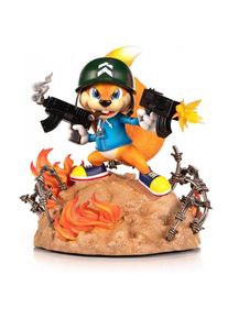 First 4 Figures - Conker's Bad Fur Day Resin Painted Statue: Soldier Conker (Standard Edition) - Figur