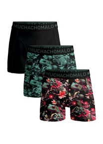 MUCHACHOMALO Heren 3-pack boxershorts print/effen