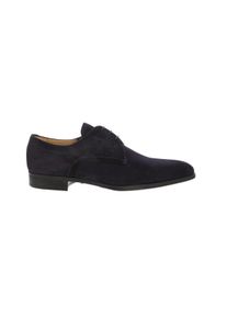 Giorgio 38202 Donker blauwe suede veterschoen (60 Notte)