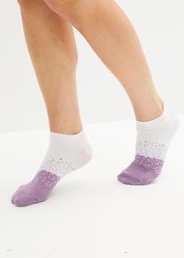 bonprix Női Bokazokni (10 pár) bio-pamuttal fehér 31-34