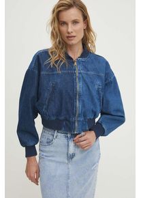 Answear Lab jachetă bomber din denim de tranzitie