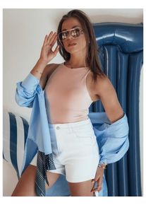 Női farmer rövidnadrág GLAMWEAR fehér