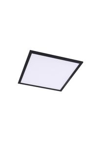 LINDBY LED-Panel Enhife, schwarz, 39,5x39,5 cm