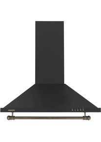 Hota decorativa Daewoo DWHO-8667CE1RANT, 400 mc/h, 1 motor, Iluminare LED, 60 cm, Antracit rustic