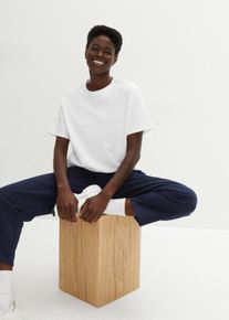 bonprix T-shirt oversize z czystej, grubej bawełny organicznej, biały, 56/58