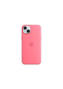 Apple Smartphone Silikon Case mit MagSafe, iPhone 15 Plus, Pink