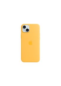 Apple Smartphone Silikon Case mit MagSafe, iPhone 15 Plus, Warmgelb