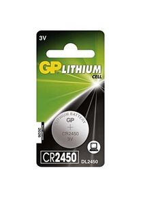 Gp Batteries Batéria lítiová, gombíková, CR2450, 3V, GP, blister, 1-pack