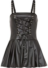 Robe en wet look - noir - taille 42/44 (M) - bonprix