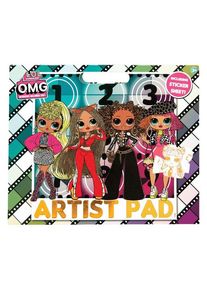 L.O.L. LOL. Artist Pad Coloring Book with Sticker Sheet