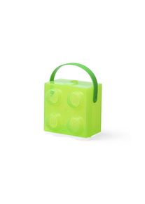 Lego Box W. Handle Translucent Green